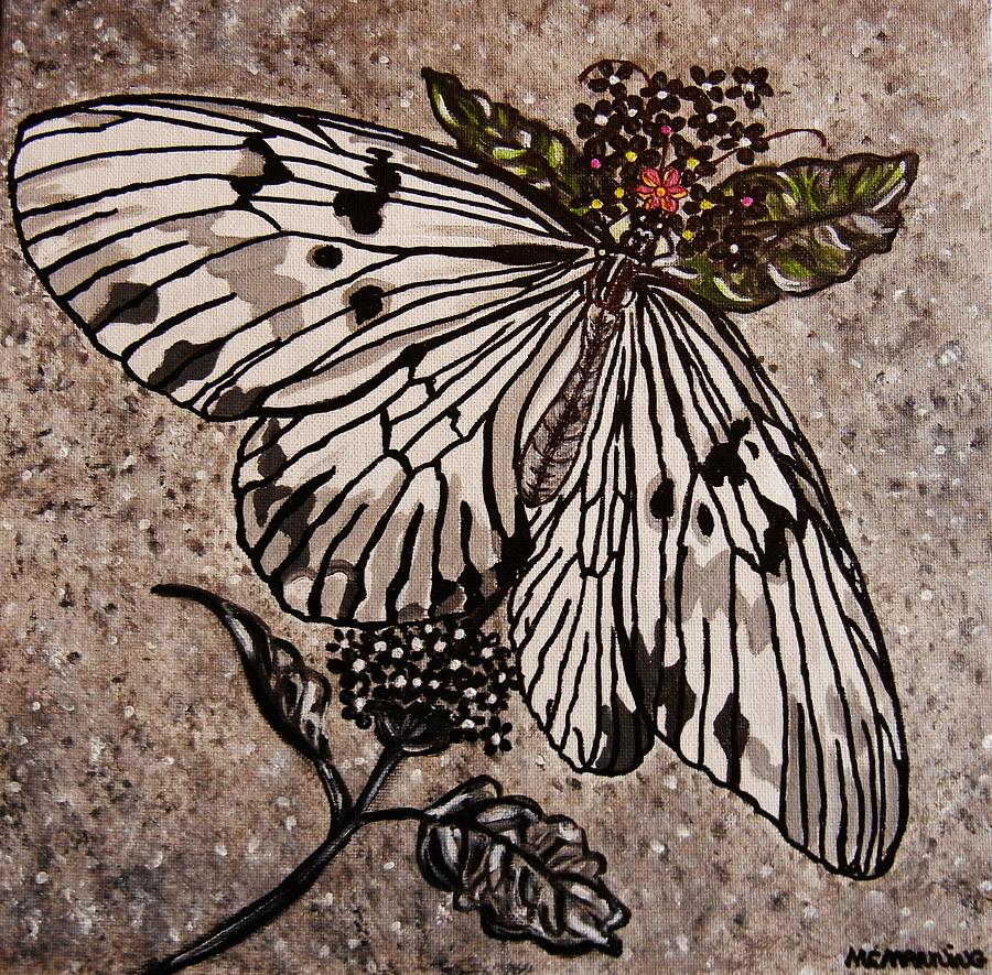 Butterfly Delight Painting by Celeste Manning