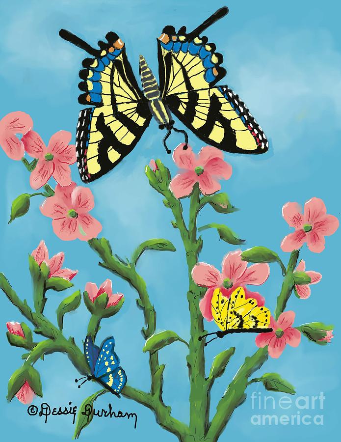 Butterfly Digital Art - Butterfly by Dessie Durham