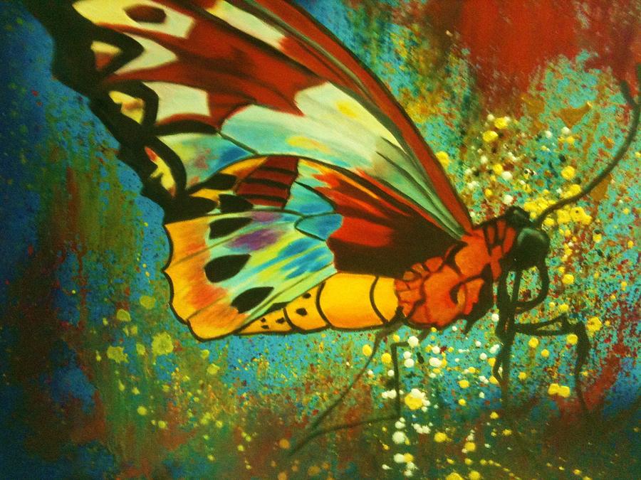 Butterfly Painting - Butterfly by DG Ewing