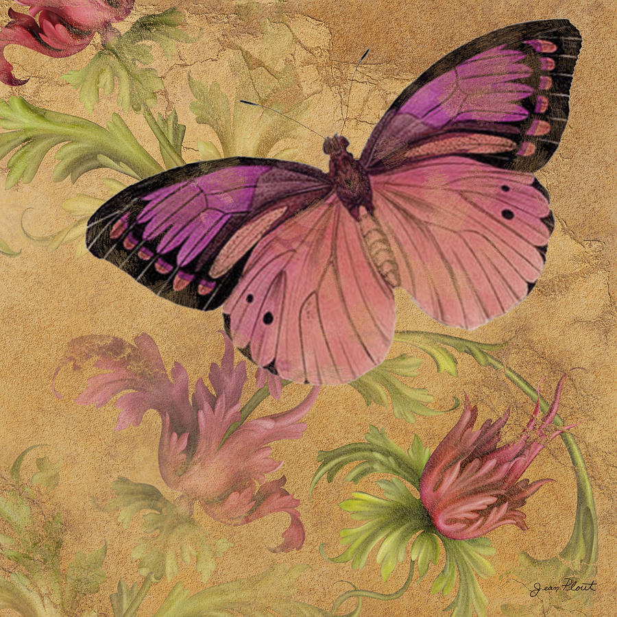 Butterfly Inspirations-D Digital Art by Jean Plout