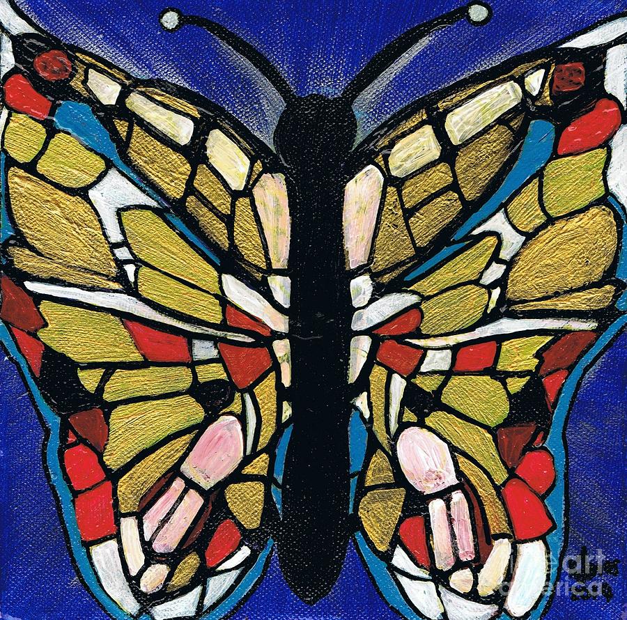 Butterfly Painting by Karen Jane Jones