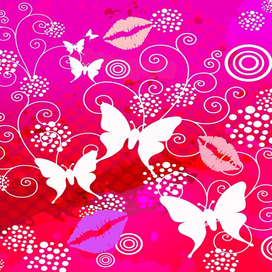Butterfly Kisses Digital Art by Florene Welebny