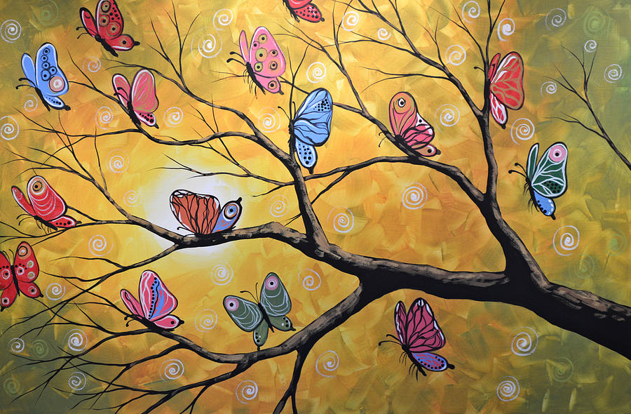 Butterfly Lights Painting by Amy Giacomelli