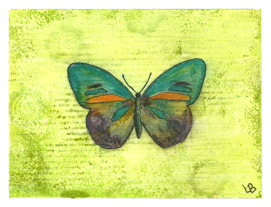 Butterfly Mixed Media by Lori Barnett - Fine Art America