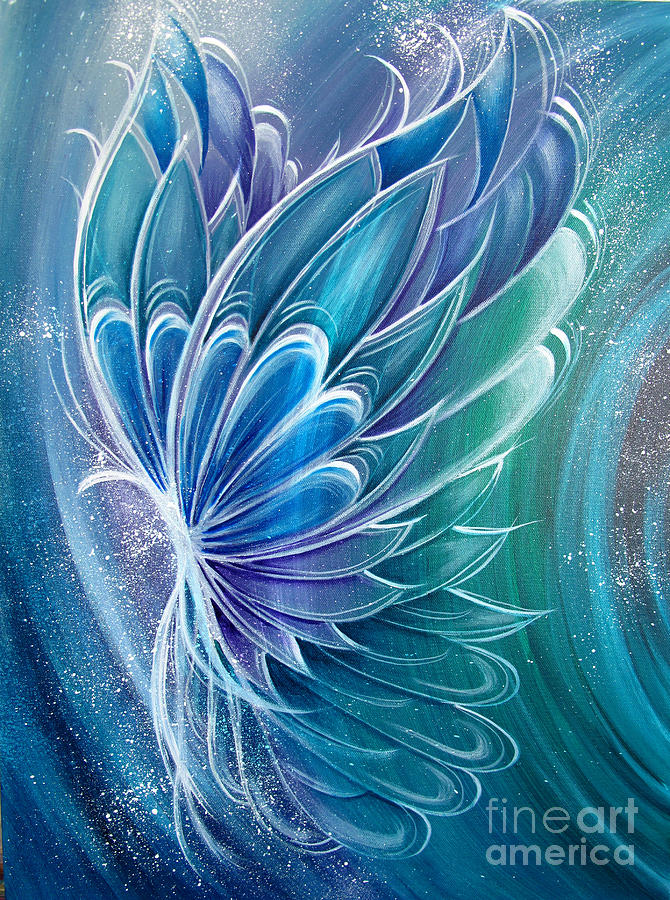 Butterfly Magic Painting by Reina Cottier