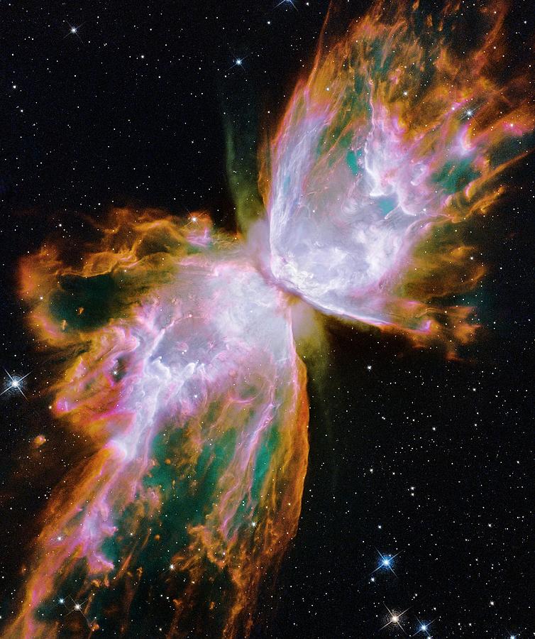 Butterfly Nebula Photograph by Nasa/esa/stsci/science Photo Library