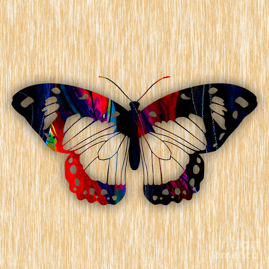 Butterfly Painting Mixed Media by Marvin Blaine