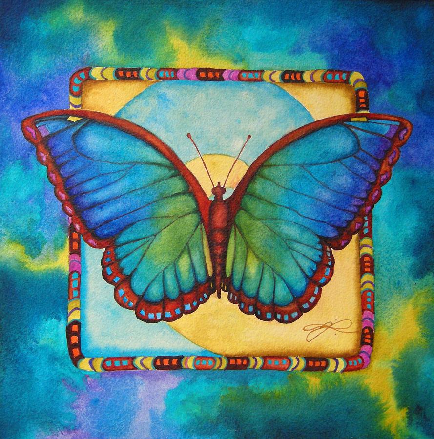 Butterfly Power Painting by Vikki Reed - Pixels