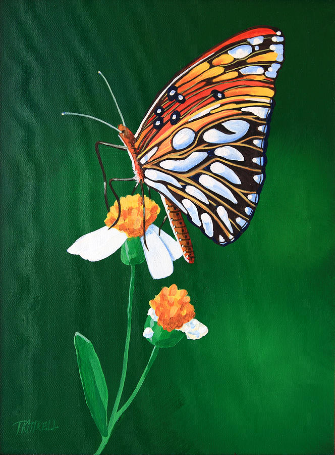 Butterfly Painting Painting by David Kittrell - Fine Art America