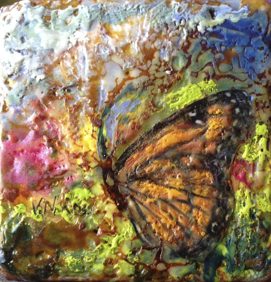 Butterfly Painting by Vicki Ross
