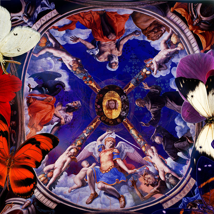 Butterflies In Cappella Di Eleonora Digital Art