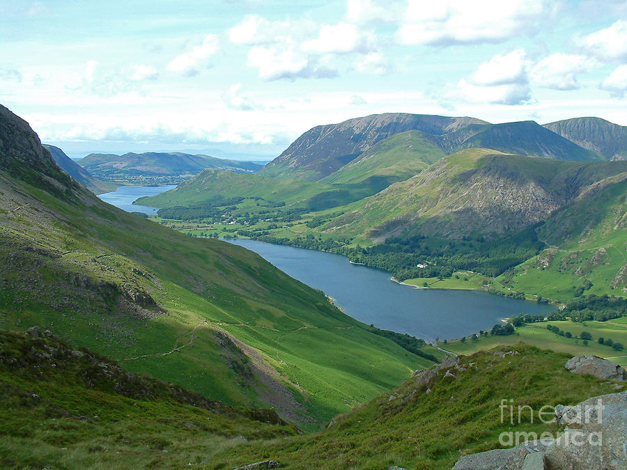 Buttermere and Crummock Water Photograph by John Keates