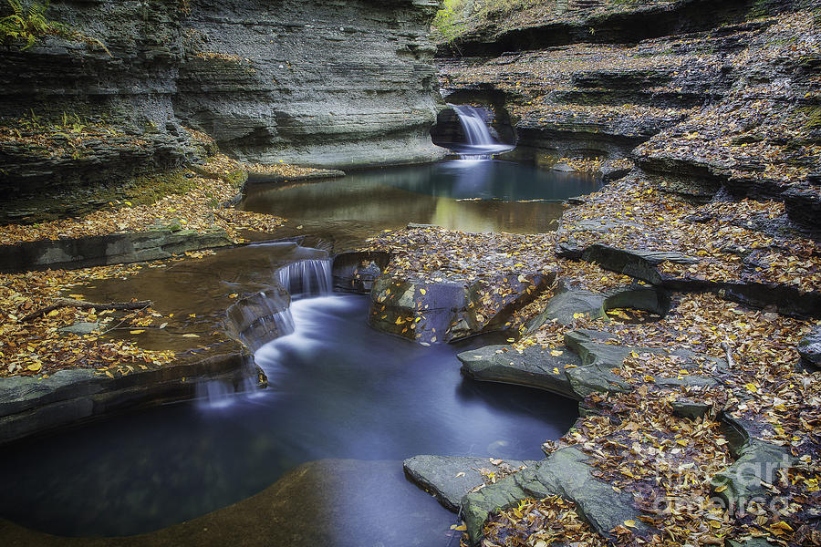 Buttermilk Falls in Autumn II Photograph by Michele Steffey