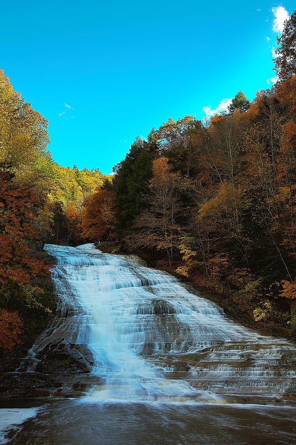 Buttermilk Falls Ithaca New York Photograph by Paul Ge