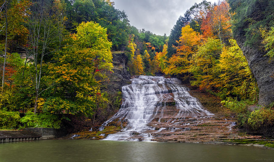 Waterfall Photograph - Buttermilk Falls by Mark Papke