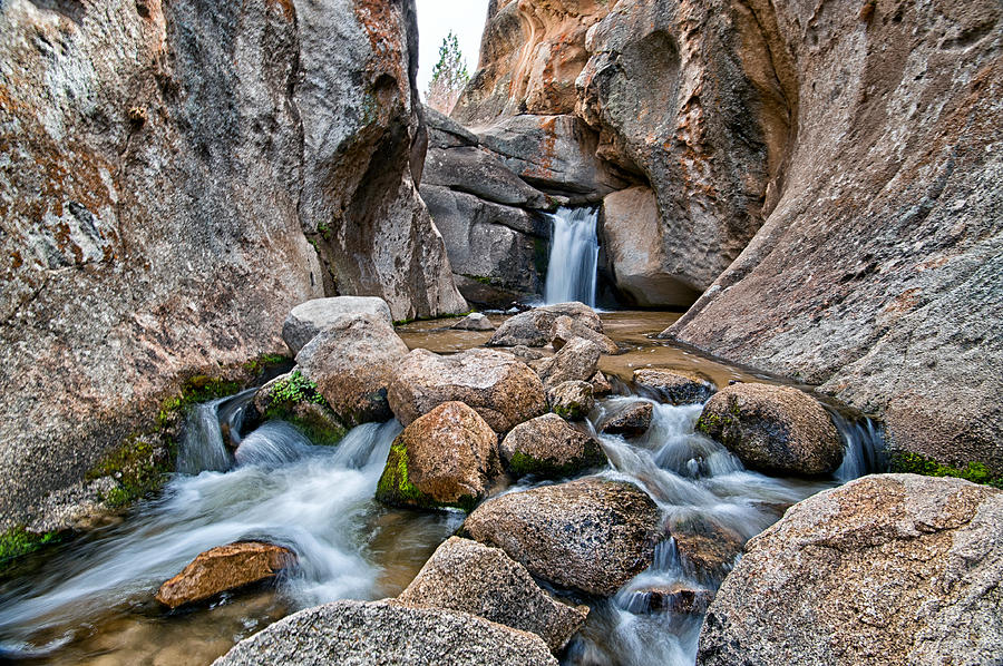 Buttermilks Waterfall Photograph by Cat Connor