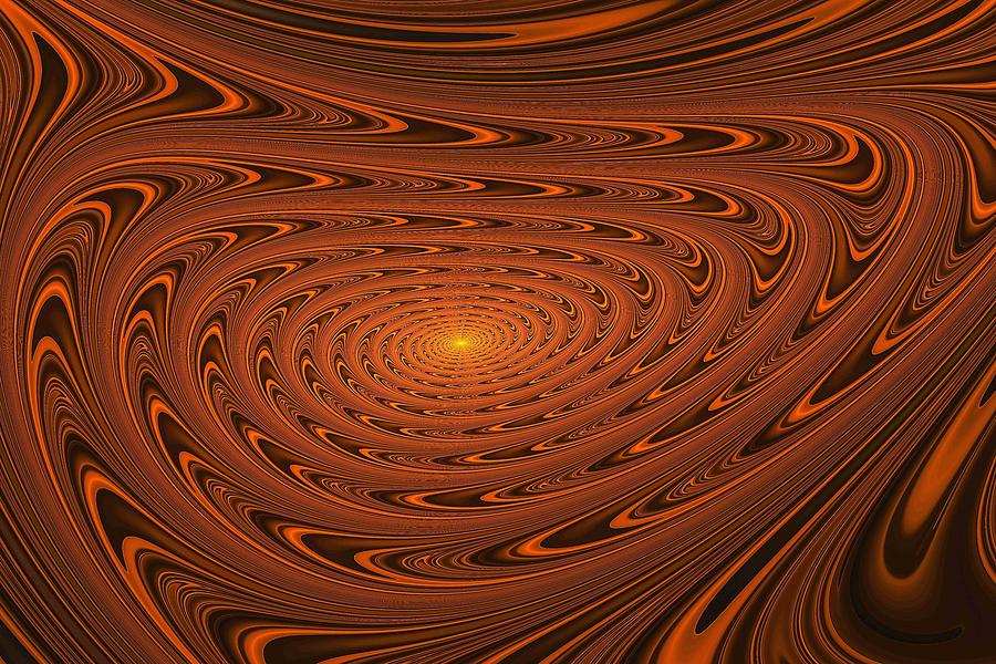 Butterscotch Chocolate Swirl Digital Art