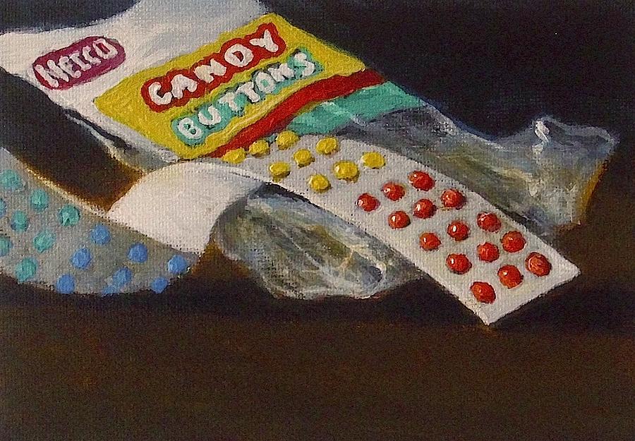 Button Candy Painting by William McLane Fine Art America