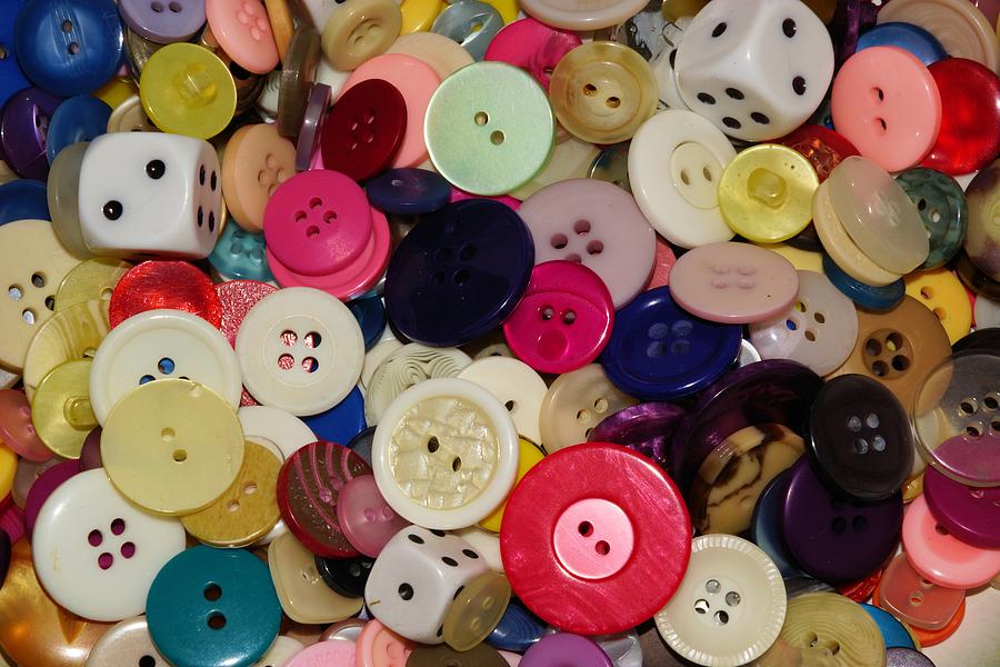 Buttons 680 Photograph by Ron Harpham