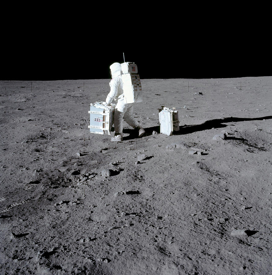Buzz Aldrin On The Moon Photograph by Nasa/science Photo Library