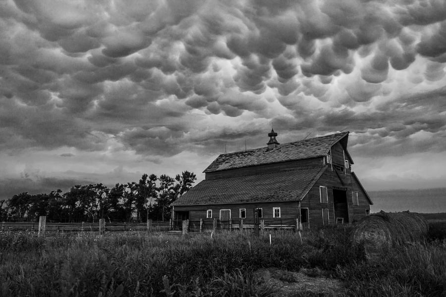 Black And White Photograph - BWCday3 Take Shelter  by Aaron J Groen