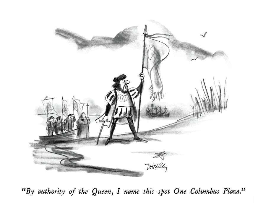 By Authority Of The Queen Drawing by Donald Reilly
