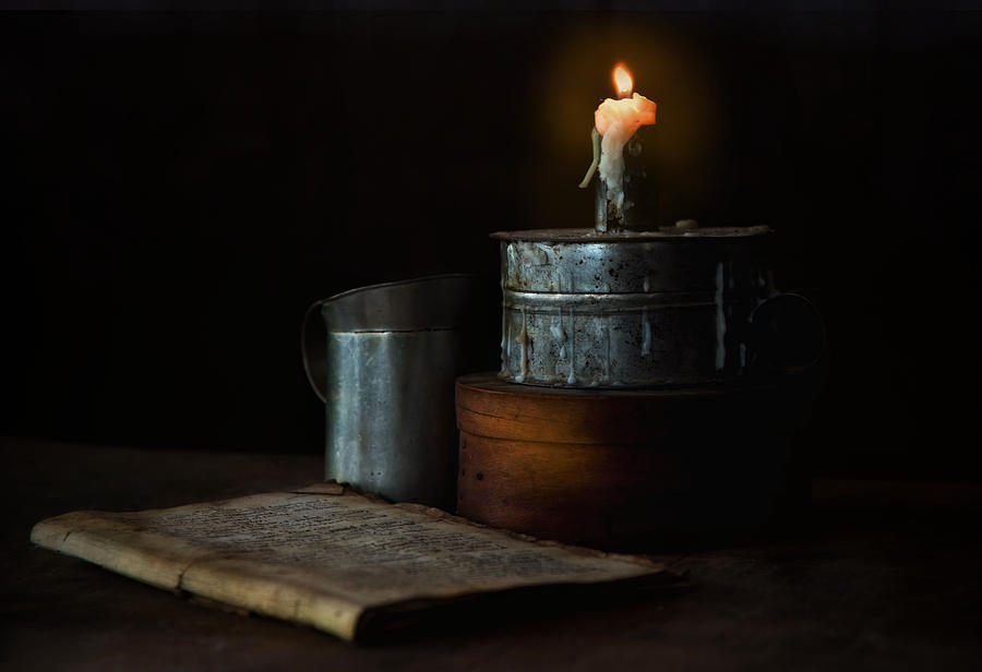 By Candlelight Photograph by Robin-Lee Vieira