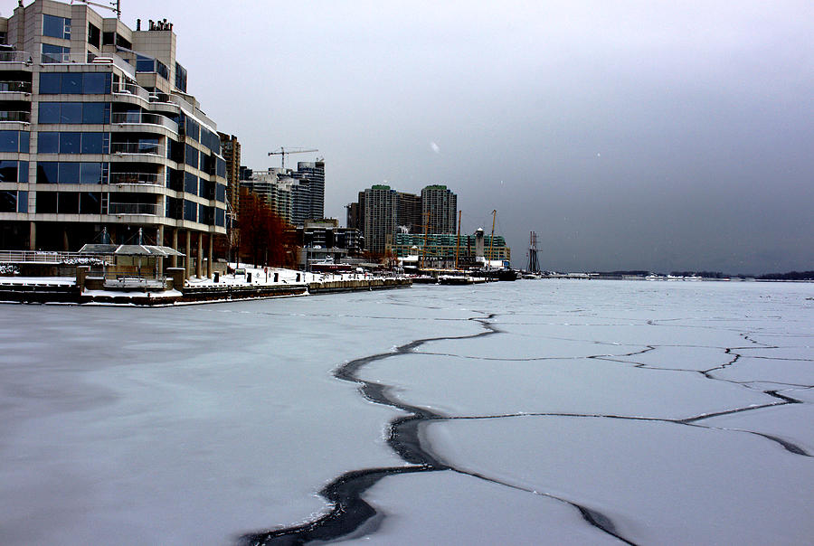 By Frozen Harbour Photograph by Nicky Jameson
