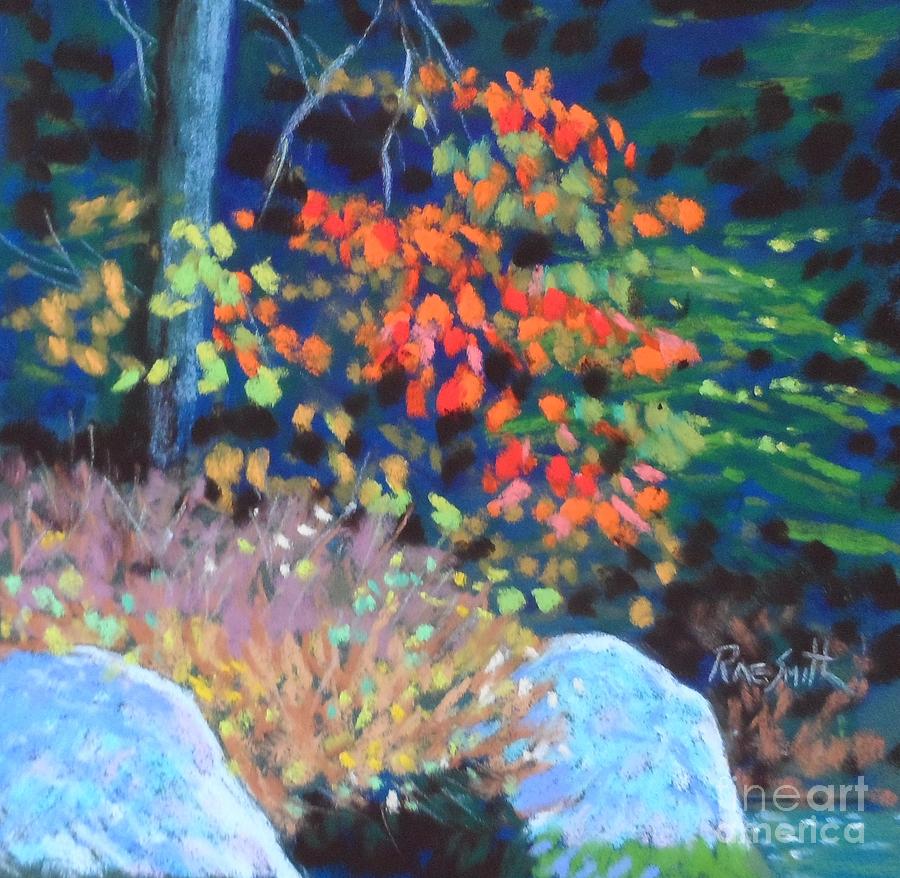 By The Lake  Pastel by Rae  Smith