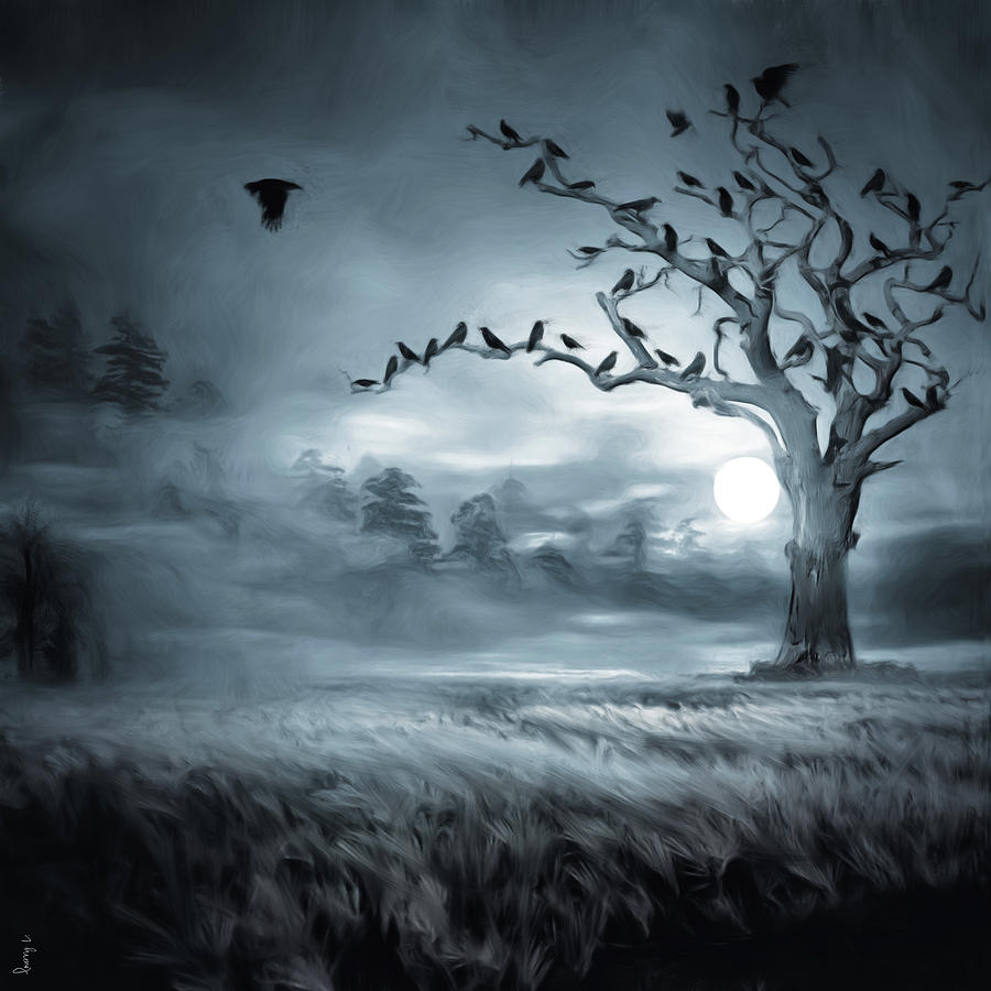 By the Moonlight Digital Art by Lourry Legarde By the Moonlight Digital Art by Lourry Legarde