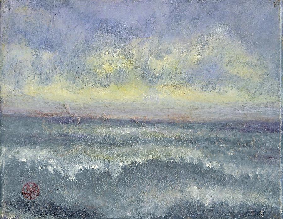 Ocean Waves Painting - By the Sea by Joe Leahy