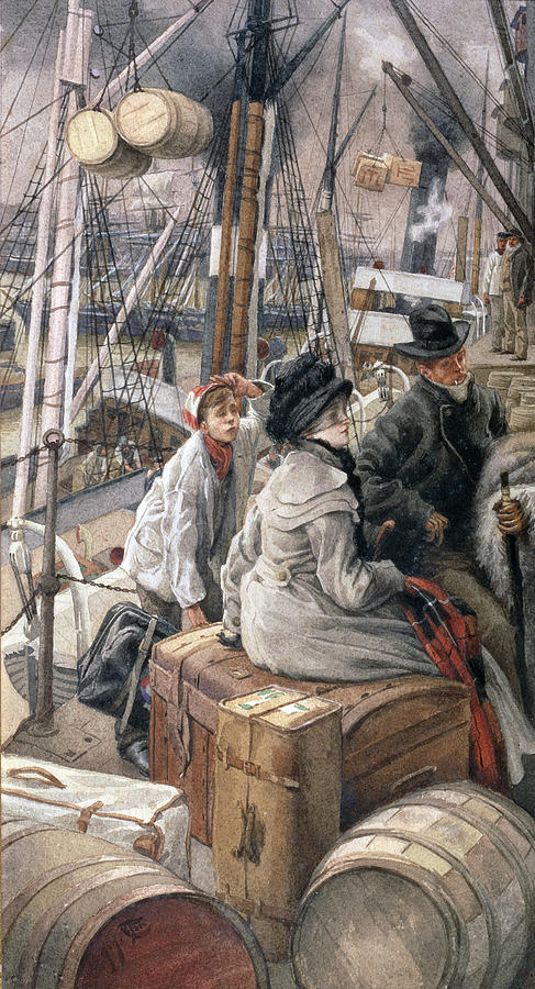 By Water Painting by James Jacques Joseph Tissot