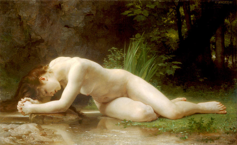 Byblis Painting by William-Adolphe Bouguereau