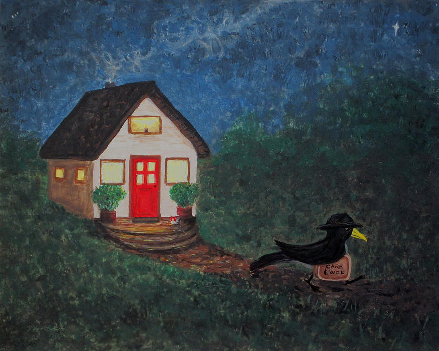 Bye Bye Blackbird Painting by Eileen Lighthawk