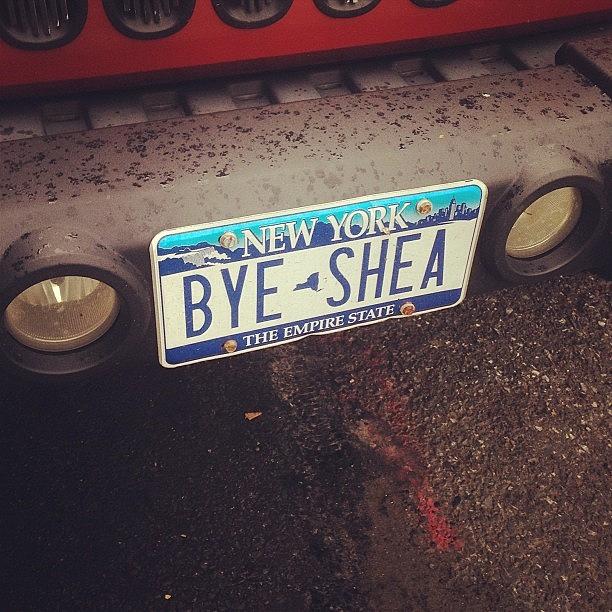 New York City Photograph - Bye Shea. #nyc #licenseplates by Shane Roberts