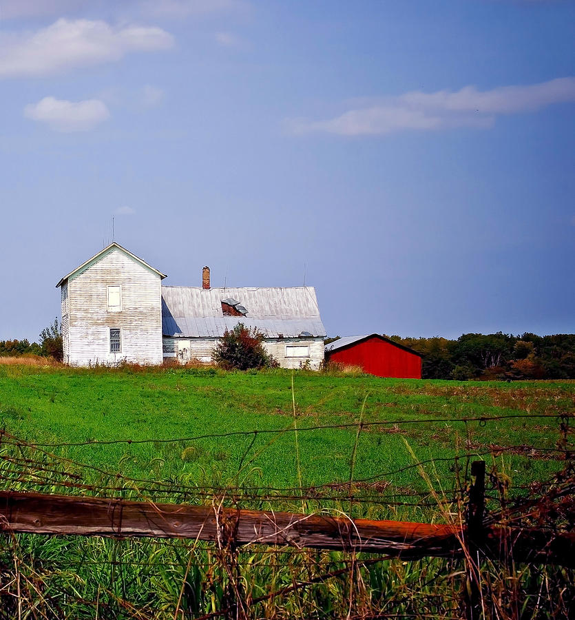 Bygone Farmstead Photograph by Virginia Folkman