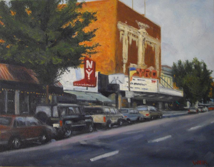 Byrd Theater Carytown Richmond VA Painting by Chris Weir