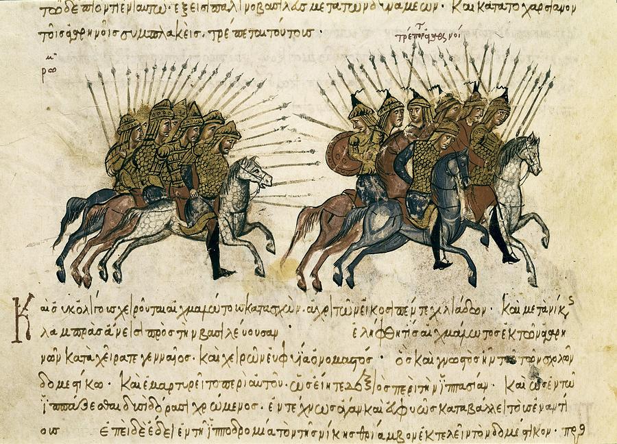 Byzantine Photograph - Byzantine Empire. Campaigns by Everett