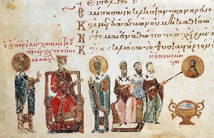 Byzantine Iconoclasts Painting by Granger
