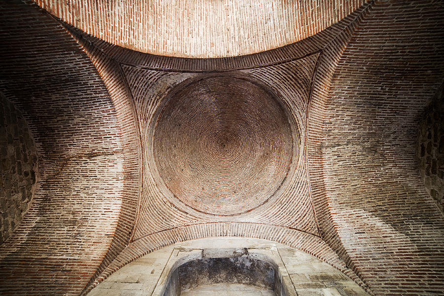 Byzantine Photograph - Byzantine Medieval Dome Ceiling by Artur Bogacki