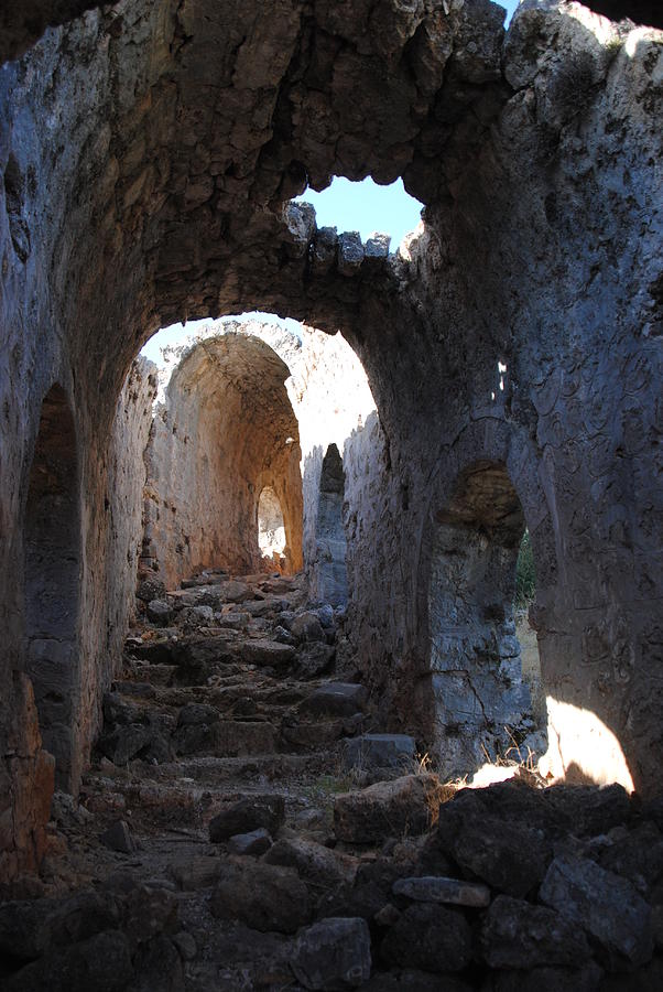 Byzantine Monastery Gemiler Island Photograph by Jacqueline M Lewis