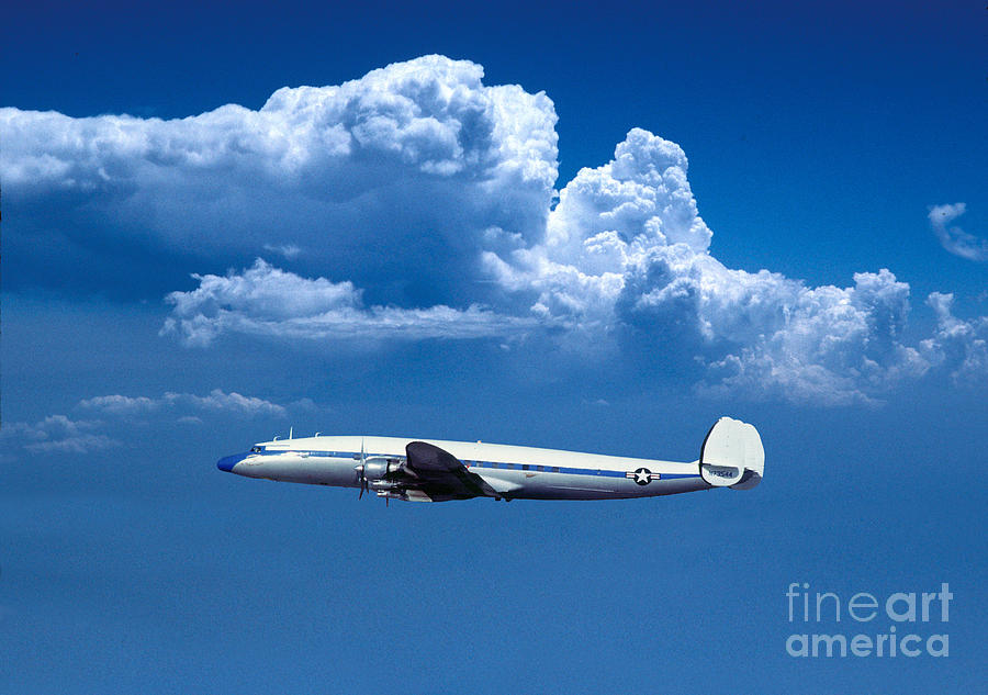 Airplane Photograph - C-121 Flight by Wernher Krutein