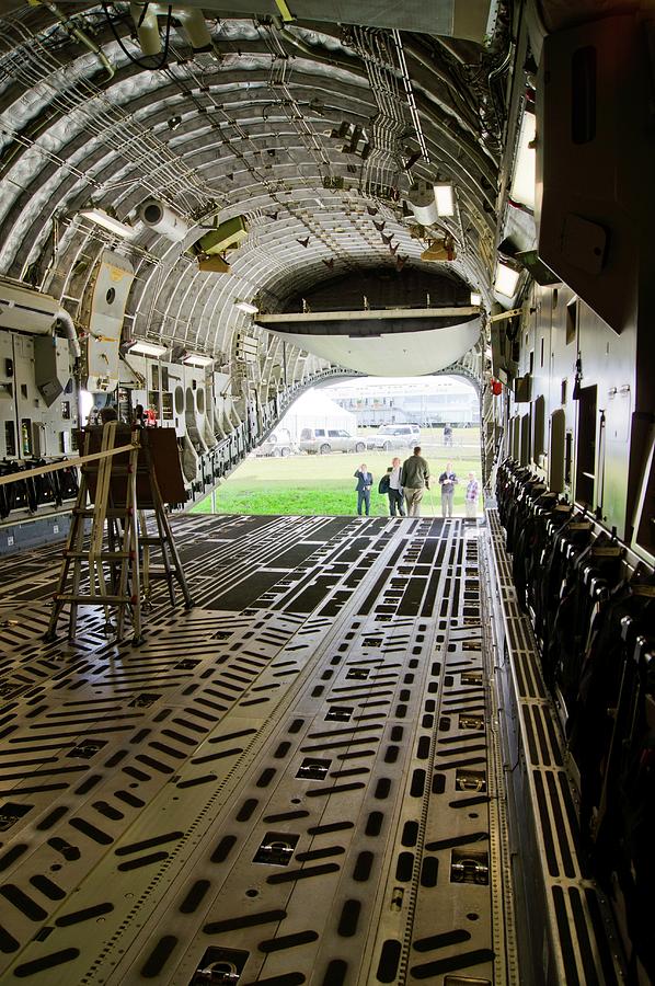 C-17 Globemaster Cargo Bay Photograph by Mark Williamson