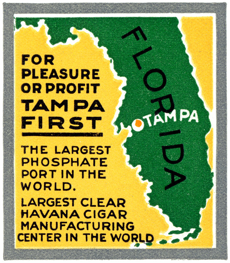 C. 1925 Tampa First Painting by Historic Image