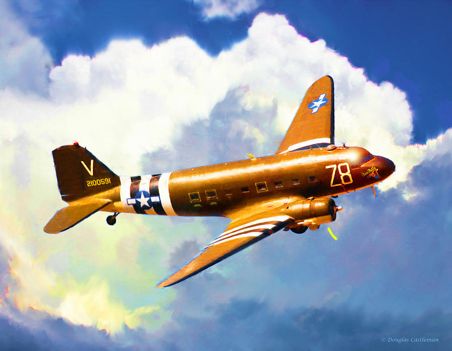 C-47  Digital Art by Douglas Castleman