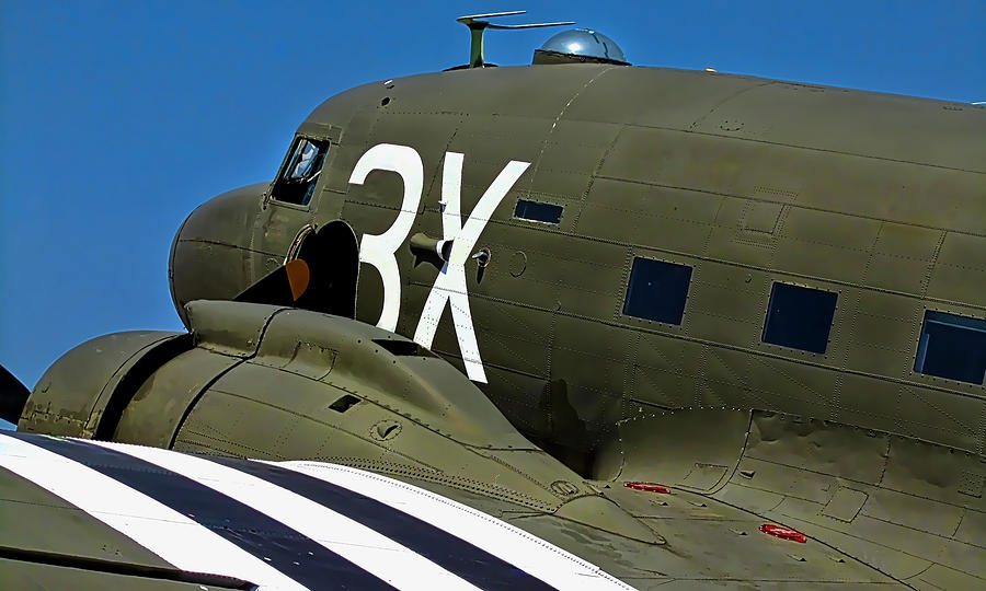 C-47 Photograph - C-47 Skytrain 3X by Dale Jackson