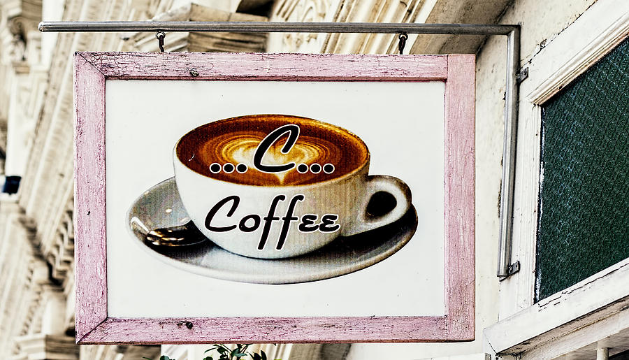C is for Coffee - Phuket Town Cafe Photograph by Georgia Clare