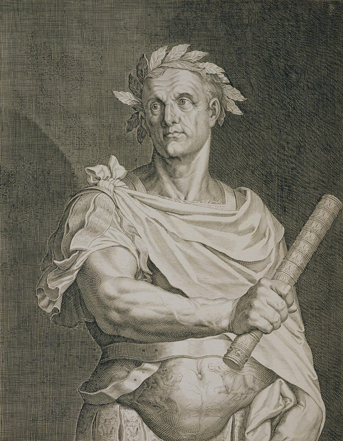 C. Julius Caesar Emperor Of Rome Drawing by Titian