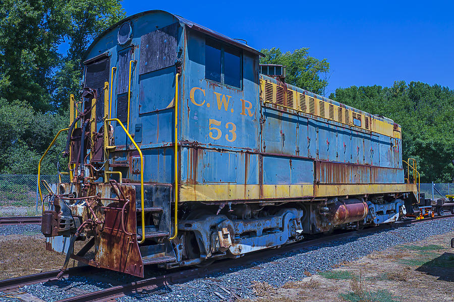 Train Photograph - C W R 53 by Garry Gay