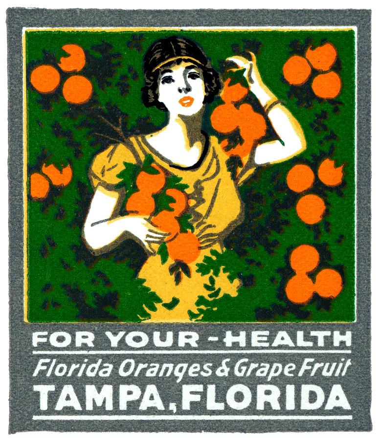 C.1920 Tampa For Your Health Painting by Historic Image